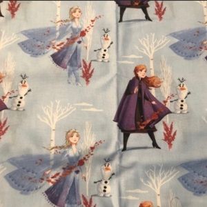 Elsa Cotton Fabric, Disney Princess sewing crafting DIY mask material